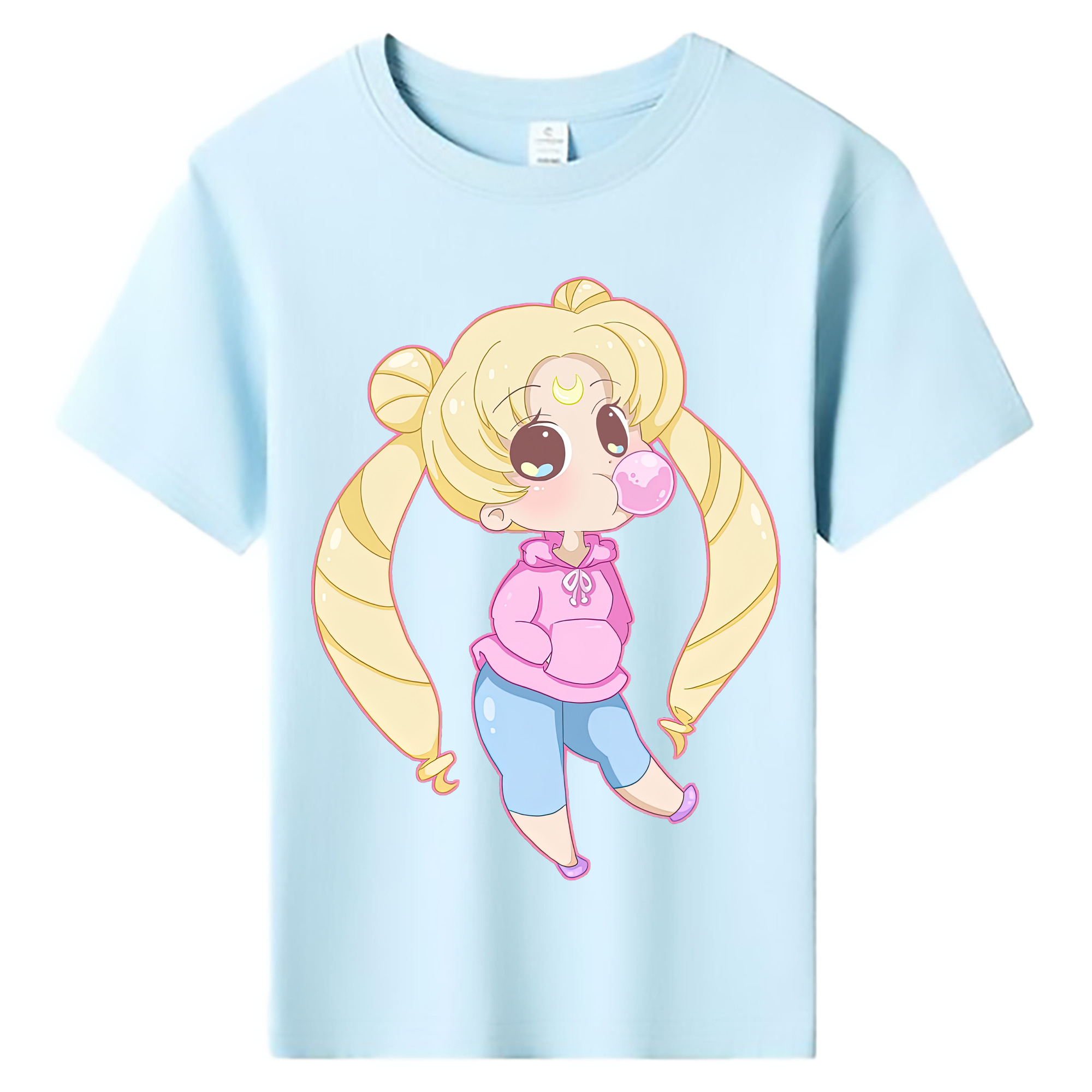 （画像用） 美少女戦士セーラームーン 愛野 美奈子 あいの みなこ Sailor Moon Aino Minako 綿100％キッズTシャツ（フロントプリント）